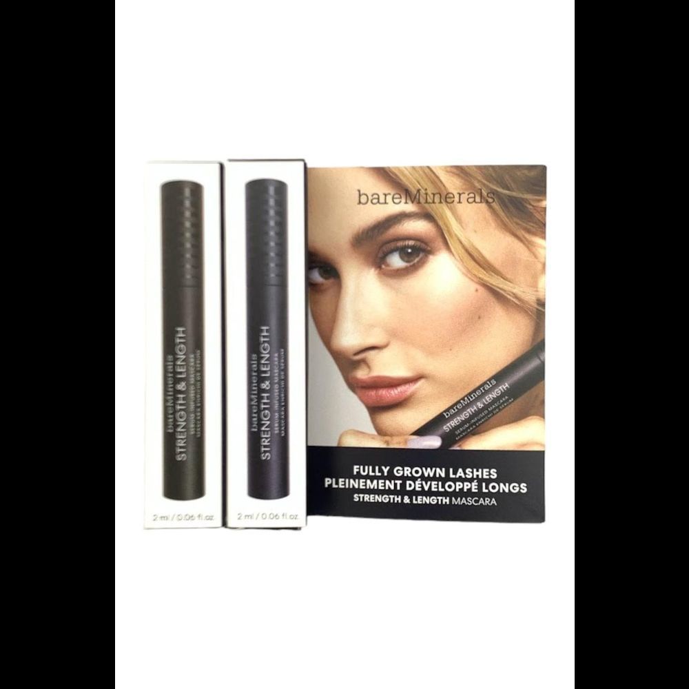 bareMinerals 2-Pack Strength Length Serum-Infused Mascara .06 Oz